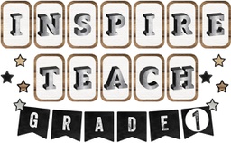 [CDX110400] Industrial Chic Inspiration Mini BB set Sayings School Girl Style (35pcs)