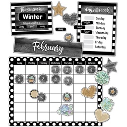 [CD110409] SIMPLY STYLISH CALENDAR Bulletin Board Set (100pcs)