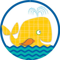 [CDX188058] Seaside Splash Two-Sided Decoration  (15''-38cm)