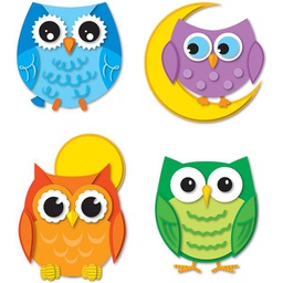 [CDX101046] Colorful Owls Temporary Tattoos (1.3''-3.5cm)(24pcs)