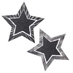 [CDX120548] Chalkboard STARS Colorful Accents Assorted (5.1''(13cm) (36 pcs)