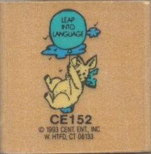 [CEX152] Leap Into Language Bunny (3.8''x2.3'')(3+yrs)(9.6cmx5.8cm)