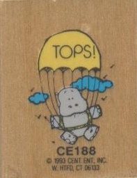 [CEX188] Tops Hippo Stamps (2.4''x2'')(3+yrs)(6cmx5cm)
