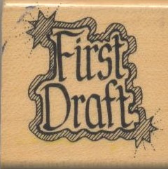 [CEXD518] First Draft Stamp (1.8''x1.5'')(4.5cmx3.8cm)