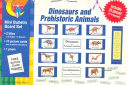 [CTPX1462] Dinosaurs and Prehistoric Animals Mini Bulletin Board Set (23 pcs)(10.5''x6'')(26.6cmx15.2cm)