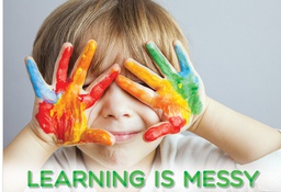 [CTPX7263] Learning is Messy Stem Inspire U Poster (Gr: PreK-1)(19''x13'') (48cmx33.5cm)