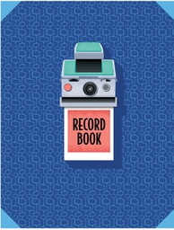 [CTPX8468] MID-CENTURY MOD RECORD BOOK (11''x8.5'')(27.9cmx21.5cm)