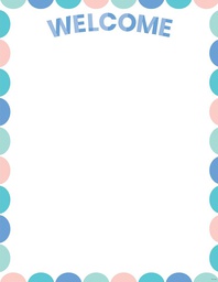 [CTPX8632] Calm &amp; Cool Welcome! Chart (22''x17'')(55cmx43cm)