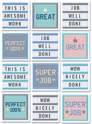 [CTP8650] CALM &amp; COOL REWARDS STICKERS (1''x1'')(2.5cmx2.5cm)(60stickers)