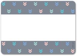[CTP8706] CALM &amp; COOL COLORFUL MINI CHEVRONS LABELS (3.5''x2.5'')(8.8cmx6.3cm)(36pcs)