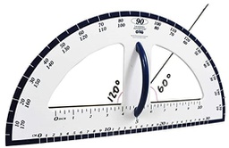 [CTU7591] DRY ERASE MAGNETIC PROTRACTOR (15.7''x7.8'')(40cmx20cm)