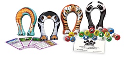 [DOX736811] HORSESHOE MAGNET FRIENDS WILDLIFE ANIMAL MAGNETISM (28pcs)(4.5''h-11.4cm)(4+yrs)