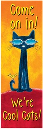 [EP62639] Pete the Cat Welcome! vertical Banner (16"x48") (40.6cmx121.9cm) (1pc)
