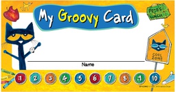 [EPX63942] Pete the Cat My Groovy Punch Cards  (60pcs)(5.75"x3")(14.6cmx7.6cm)