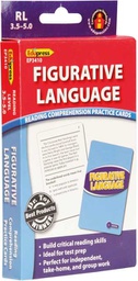 [EPX63410] Reading Comprehension Practice Cards: Figurative Language (Blue Level)(RL:3.5-5.0) 54 Cards