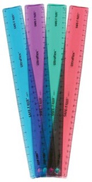 [LER43011] SAFE-T RULER, ULTRAFLEX, Pink (12"=30CM)