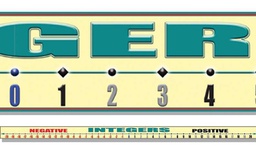 [MCXA1362] Number Line (-20 to +20) Chalkboard Toppers BB Set Middle /Upper Grades (8 panels)