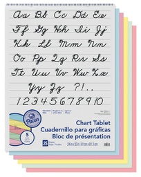 [P0074731] CHART TAB ASST COLOR 1IN CUR (24''x32'') (60.9cmx81.2cm) (25 CT)