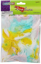 [PXAC450003] FEATHERS SPRING COLORS (14g)(3+yrs)(2'' to 5'')(5cmx12.7cm)
