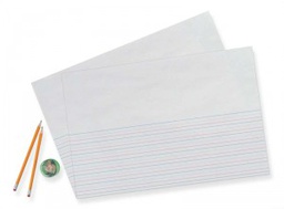 [PXZP2694] NEWS,RULED,WHITE (18"X12")(45.7cmx30.4cm) 250CT PICTURE SPACE