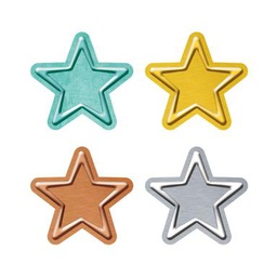 [T10733] I*Metal Stars Mini Accents Variety pack (3'' (7.6cm) (36pcs)