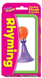 [T23026] Rhyming Pocket Flash Cards Two-sided (56cards) (5+yrs)(3.37''-8.5cm)