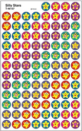 [T46157] Silly Stars Mini Stickers (8sheets)(800stickers)(0.4''-1cm)