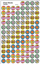 [T46159] Cheer Words Mini Stickers (8sheets)(800stickers)(0.4''-1cm)