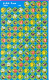 [TX46184] Itty Bitty Bugs Super Spots Stickers (8 Sheets)(800 stickers) (0.4''-1cm)