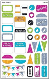 [T46318] Color Harmony Just Plan It Stickers (8sheets)(304stickers)(0.18'' to 1'')(0.4cm to 2.5cm)