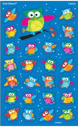 [T46322] Owl-Stars! (8sheets)(sm: 0.4''-1cm)(200stickers)