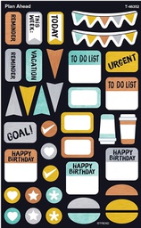 [T46352] I*Metal Plan Ahead PLANNER STICKERS (8sheets)(304stickers) (Lg: 0.9''-2.5cm)