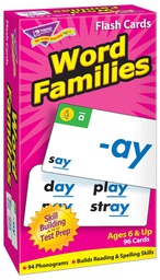 [T53014] Word Families Flash Cards Two-sided (96cards)(6+yrs)