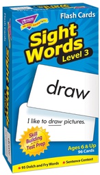 [T53019] Sight Words – Level 3 Flash Cards Two-sided (96cards) (6+yrs)