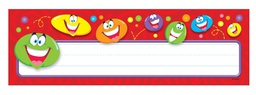 [T69043] Smiley Faces Nameplates (36pcs)(9.5''x2.8'')(24cmx7cm)