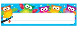 [T69217] Owl-Stars! Nameplates (36 pkg)(9.5''x2.8'')(24cmx7cm)