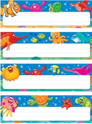[T69948] Sea Buddies Nameplates (32pcs)(9.5''x2.8'')(24cmx7cm)