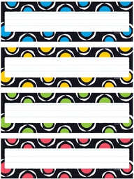 [T69956] Bold Strokes Circles Nameplates 7.75''x9.5''(19.6cmx24cm) (32pcs)