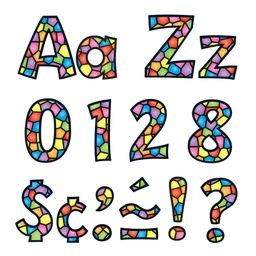 [TX79751] Stained Glass Playful Combo (4''-10cm)(216 characters)