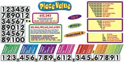 [T8182] Place Value Bulletin Board Set (16''-40.6cm) (77pcs)