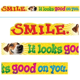 [TA25205] SMILE. It looks good on you. Banner (10ft -3m) (1pc)