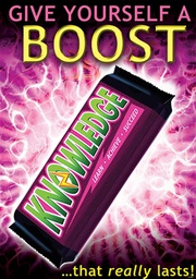 [TAX67350] Give yourself a boost Knowledge that really lasts Poster (19"x13.3"(48cm x 33.7cm)