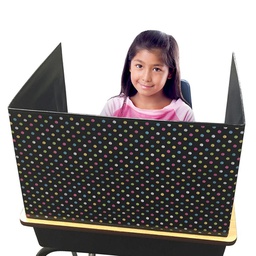 [TCR20763] Chalkboard Brights Classroom Privacy Screen(22"Wx16"Hx14"D)(55.8cmWx40.6cmHx35.5cmD)