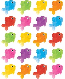 [TCR3553] Colorful Fish Stickers (120stickers) (1''-2.5cm)