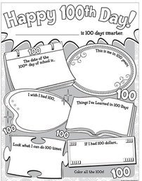 [TCR5640] Happy 100th Day Poster Pack (32sheets) (17'''x22'')(43cmx55.8cm)