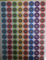 [TCR5841] Chalkboard Brights Mini Stickers Value-Pack (1144/pkg) (0.5''-1.2cm)