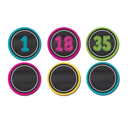 [TCR77280] Chalkboard Brights Numbers Magnetic Accents (3''-7.6cm)   (42 pcs)