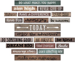 [TCR77871] Home Sweet Classroom Clingy Thingies Motivational Gallery Signs (16.75''x2.6'')(42.5cmx6.6cm) (20pcs)