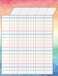 [TCR7930] Watercolor Incentive Chart (17''x22'')(43cmx55.8cm)
