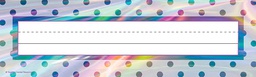 [TCRX8677] Iridescent Flat Name Plates (6.9cmx29.2cm)(36pcs)